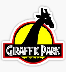 Giraffic Park Sticker