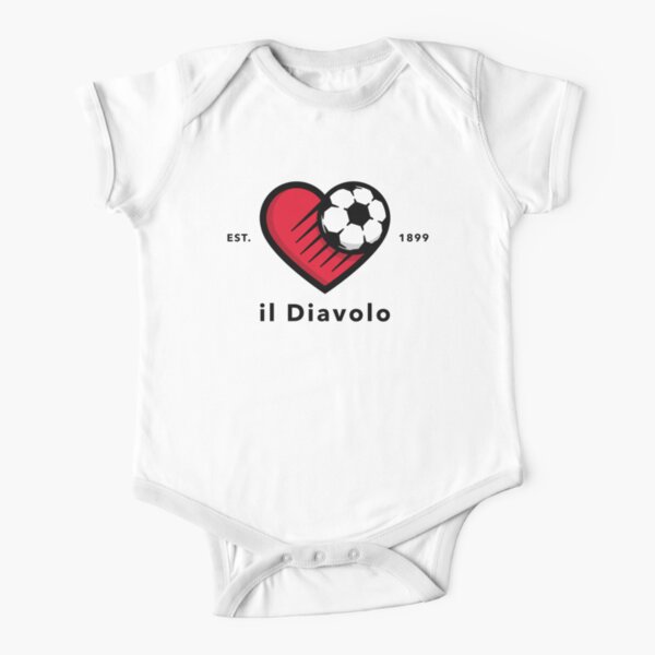 AC Mailand Baby Body Kurzarm