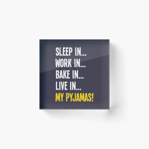 Item preview, Bake Dressed In My Pyjamas! designed and sold by VicEllisArt.