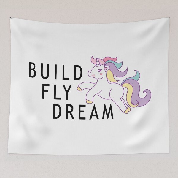 Item preview, build fly dream , unicorn lovers , unicorn designed and sold by Mekoooo.