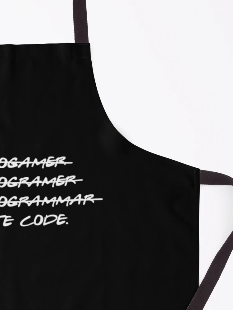Thumbnail 3 of 6, Apron, I Write Code Programmer designed and sold by Hyper-Field.
