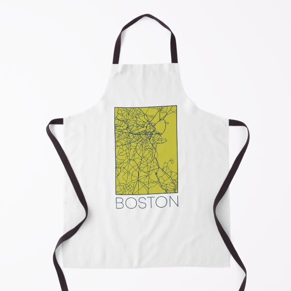 Item preview, Boston Street Map Blue and Yellow designed and sold by HelloGentry.