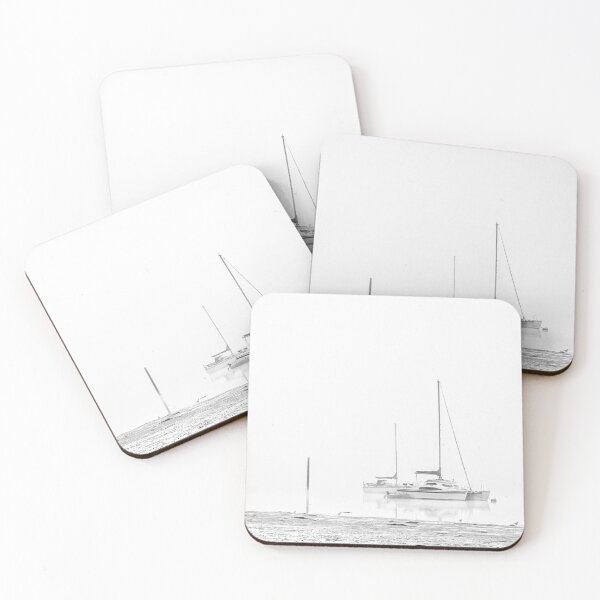 Item preview, boats in the mist designed and sold by Claude Anthony Bennett.