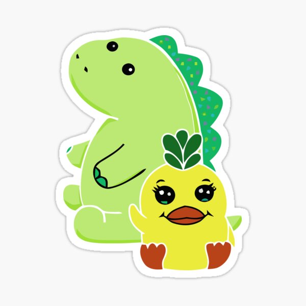 Cute Dino Moriah Sticker