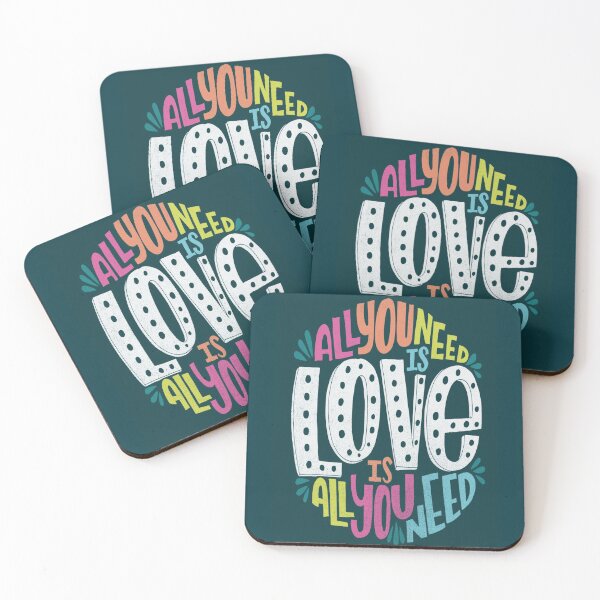 Item preview, All you Need Is Love Quote CoolArt designed and sold by Urbo Panda.