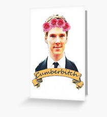 Cumberbitch shirt Greeting Card