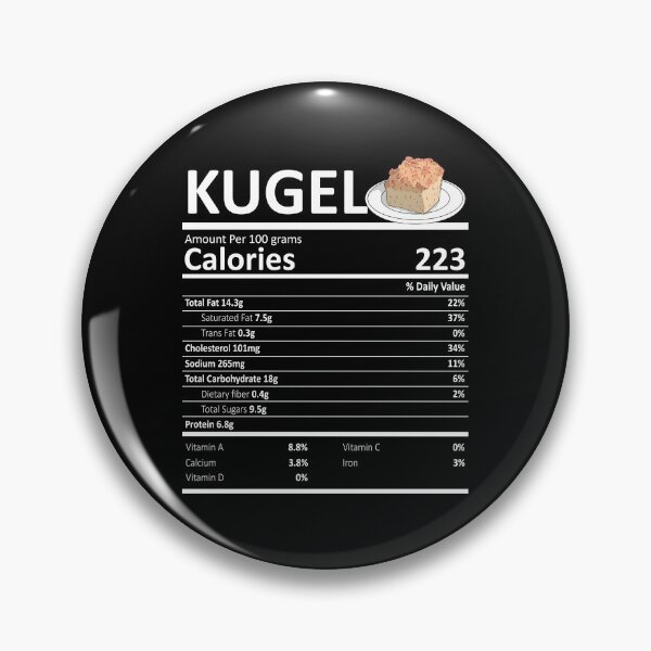 Item preview, Kugel Nutritional Value Funny Festive Holiday designed and sold by fatamyfan1.