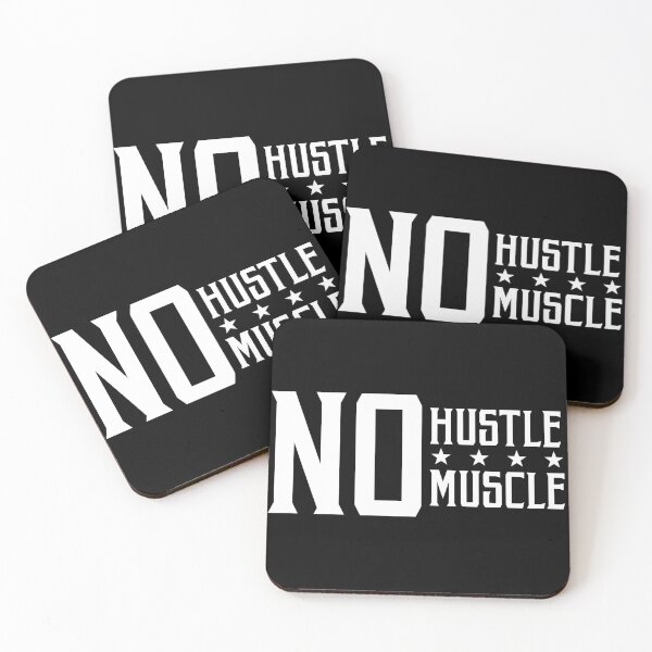 Item preview, No Hustle No Muscle designed and sold by TheBeastNation.