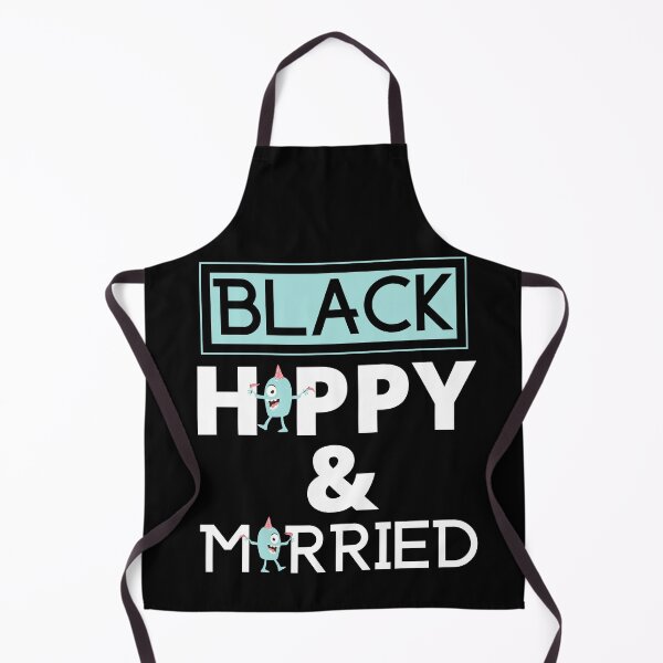 Item preview, Black Happy and Married designed and sold by The Sober Art.