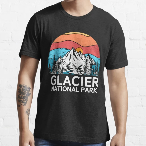 Vintage New Old Stock Glacier National Park NOS T Shirt - Go Climb a  Glacier - S