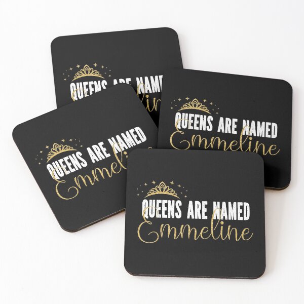 Item preview, Queens Are Named Emmeline Personalized First Name Girl graphic designed and sold by Grabitees.
