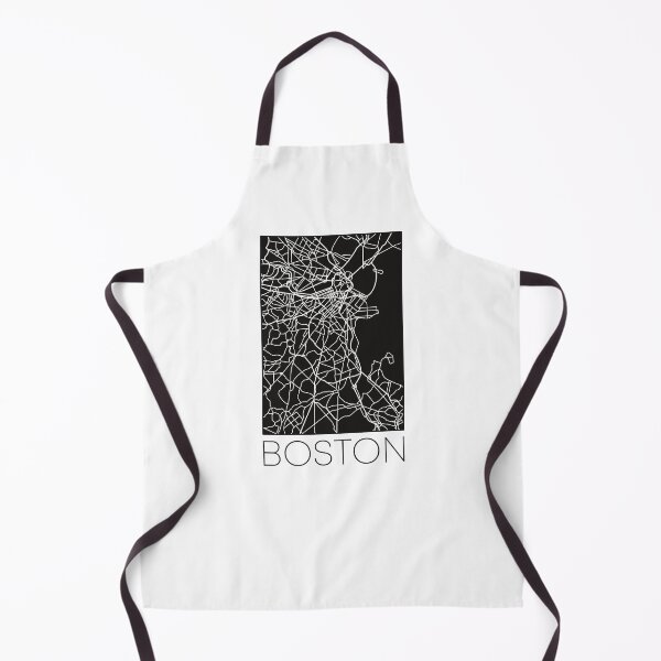 Item preview, Boston Street Map White and Black designed and sold by HelloGentry.