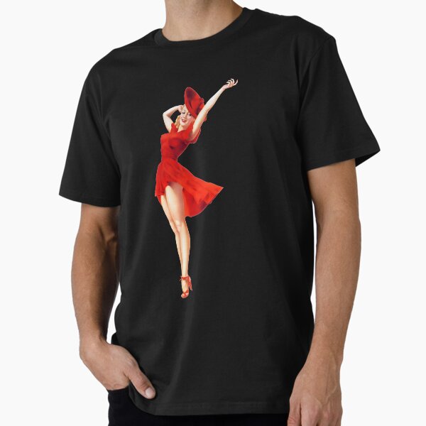 Item preview, Pin Up Girl in red dress designed and sold by ToniaKroeger.