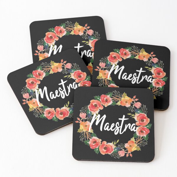 Item preview, Maestra Teacher Spanish Flower designed and sold by JackCurtis1991.
