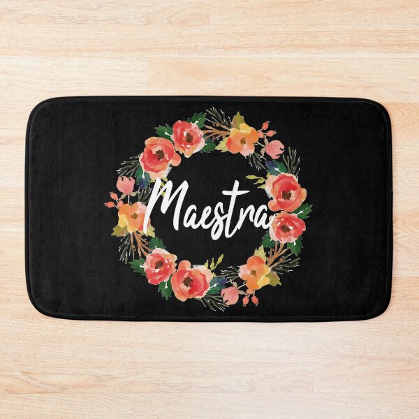 Item preview, Maestra Teacher Spanish Flower designed and sold by JackCurtis1991.
