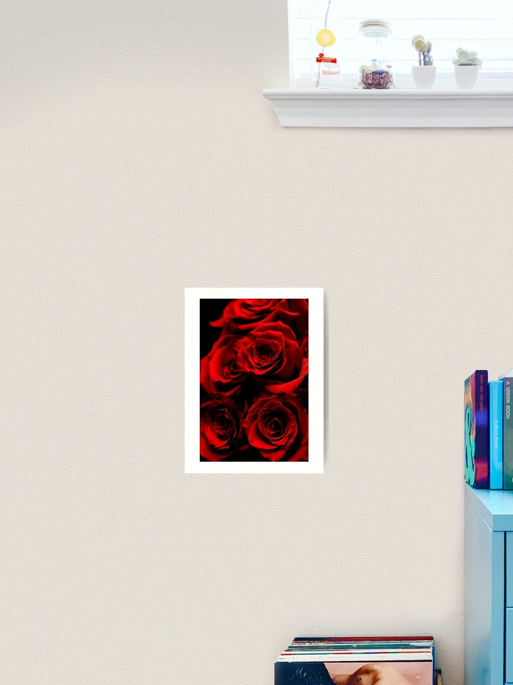 Thumbnail 2 of 3, Art Print, Red Roses designed and sold by Rokas554.