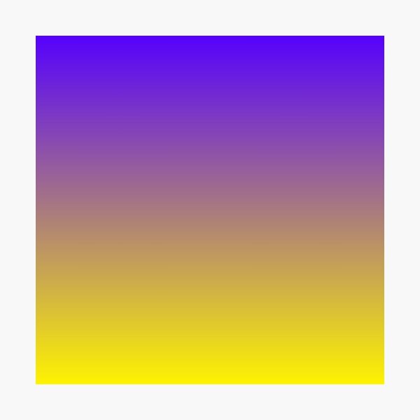 Item preview, Preppy Azul Canario Amarillo Malva Púrpura Ombre designed and sold by IamTrending.