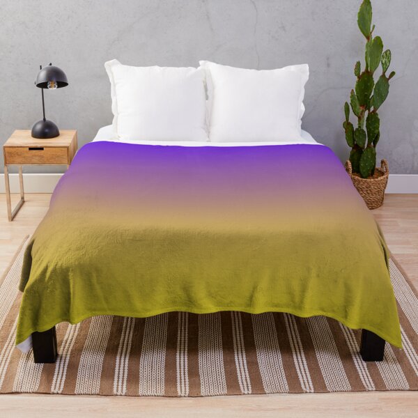 Item preview, Preppy Blue Canary Yellow Mauve Purple Ombre designed and sold by IamTrending.