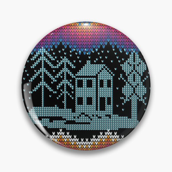 Item preview, snowy night Knit design for clothes / Apparel and Accessories designed and sold by greatatlas.