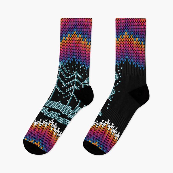 Item preview, snowy night Knit design for clothes / Apparel and Accessories designed and sold by greatatlas.