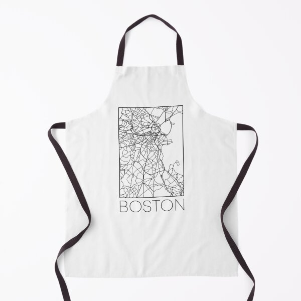 Item preview, Boston Street Map Black and White Transparent designed and sold by HelloGentry.