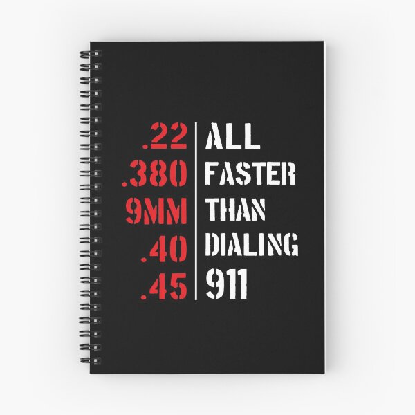 Item preview, All Faster Than Dialing 911 - Funny Gun lover designed and sold by silverhexagon.