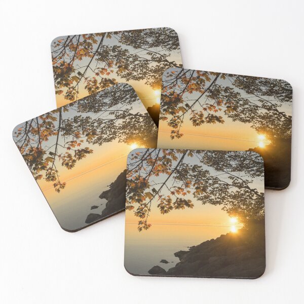 Item preview, Golden Autumn - Glorious Sunrise on the Shore  designed and sold by Georgia Mizuleva.