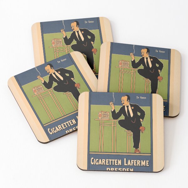 Item preview, retro cigaretten laferme dresden designed and sold by CorasPosters.