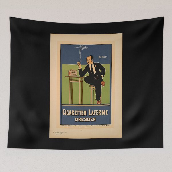 Item preview, retro cigaretten laferme dresden designed and sold by CorasPosters.