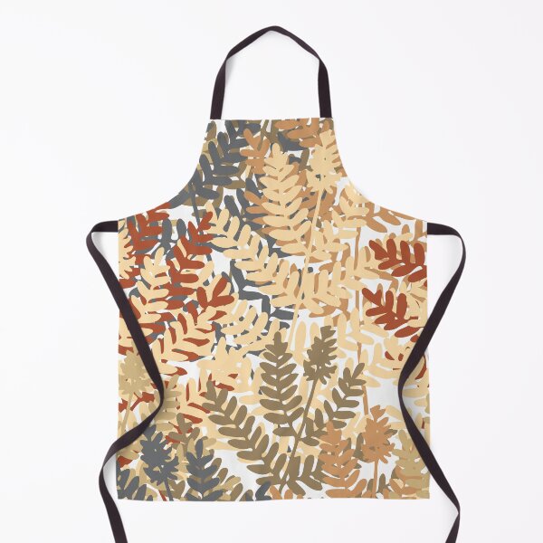 Artikelvorschau, Preppy Herbst Herbst Sommer Orange Rot Grau Beige Farnblatt entworfen und verkauft von IamTrending.