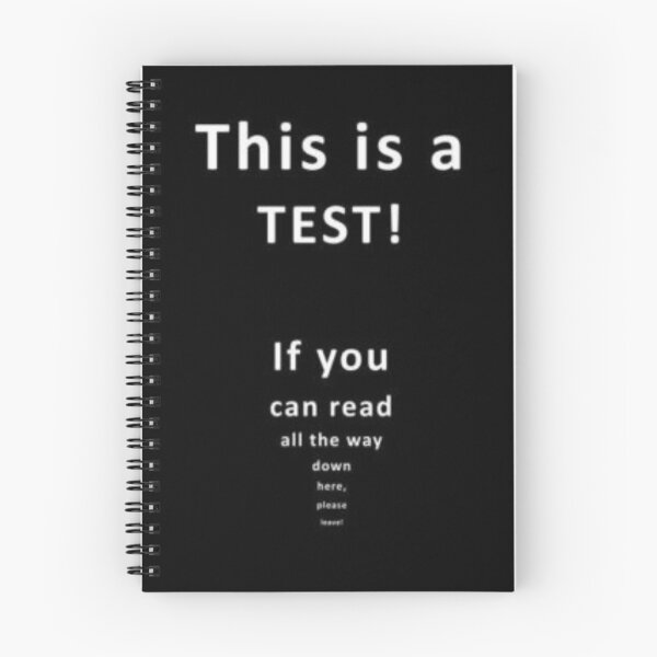 Item preview, This Is A Test! If you can read all the way down here please leave designed and sold by Mywaymylife.