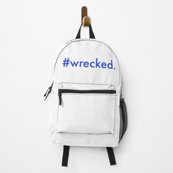 Item preview, #wrecked simple design. (Dark blue) designed and sold by Andrew Hopgood.