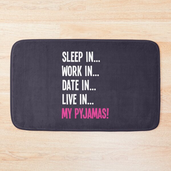 Item preview, Date Wearing My Pyjamas! designed and sold by VicEllisArt.