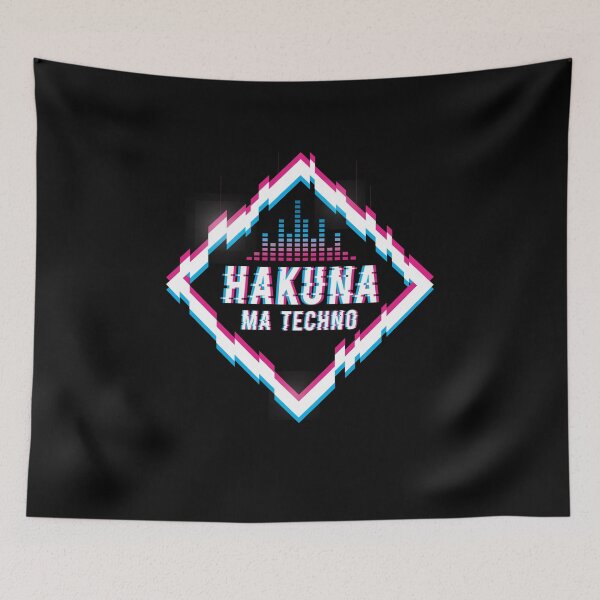 Item preview, Hakuna Ma Techno Trippy EDM Festival Hardstyle designed and sold by melomedia.