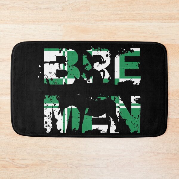 Item preview, Lettering Bremen with Bremen Town Musicians in green and white designed and sold by froggy-stylecom.