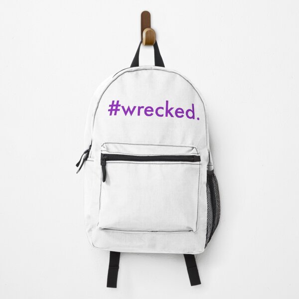 Item preview, #wrecked simple design. (Purple) designed and sold by Andrew Hopgood.