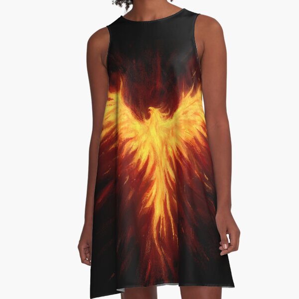 Ancient Flame A-Line Dress