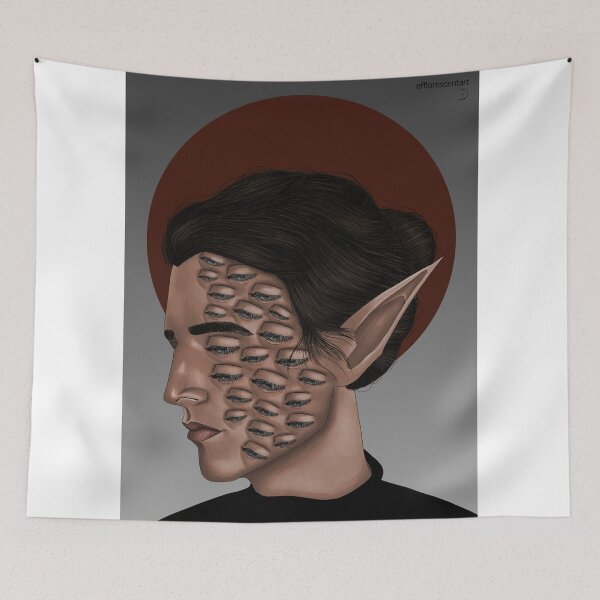 Item preview, Horror Eye Portrait designed and sold by efflorescentart.