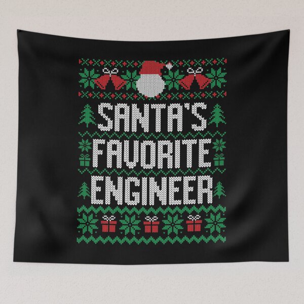 Item preview, Santa's Favorite Engineer designed and sold by Americandude.