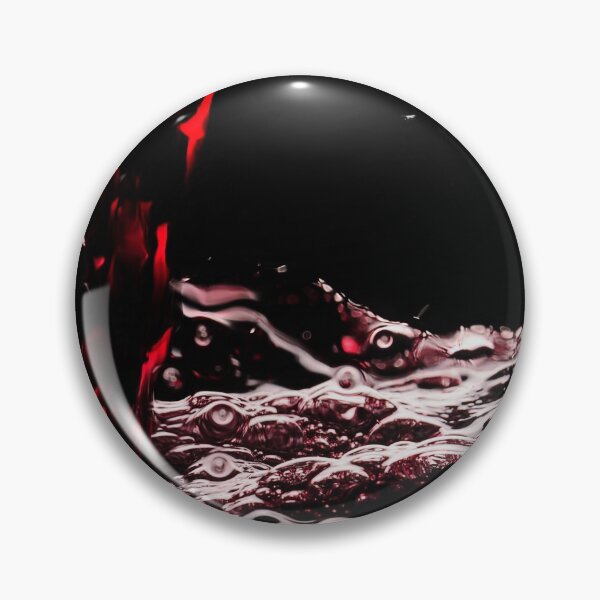 Item preview, Pouring red wine in a glass - dark background designed and sold by wineandwords.