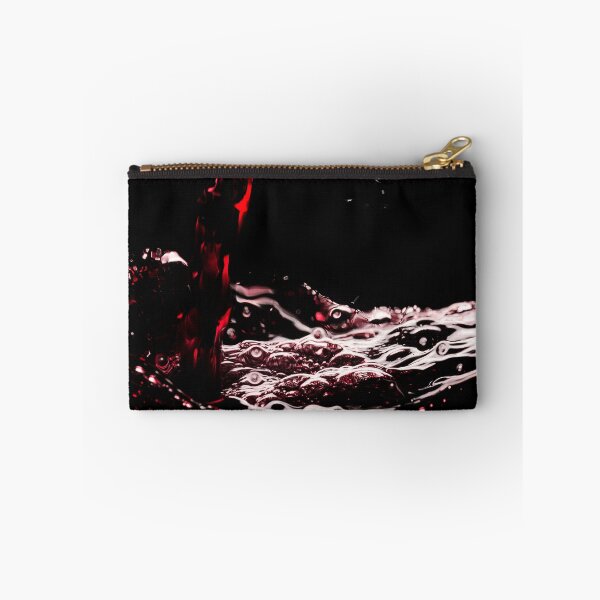 Item preview, Pouring red wine in a glass - dark background designed and sold by wineandwords.