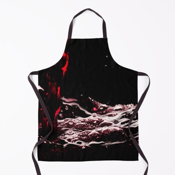 Item preview, Pouring red wine in a glass - dark background designed and sold by wineandwords.