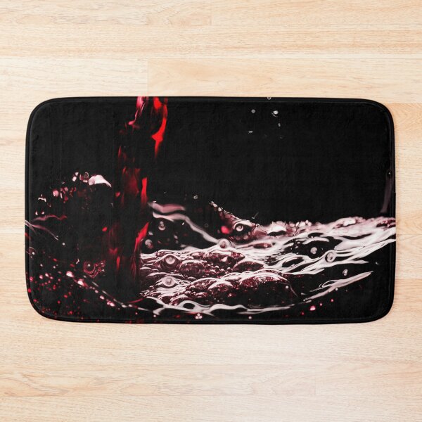 Item preview, Pouring red wine in a glass - dark background designed and sold by wineandwords.