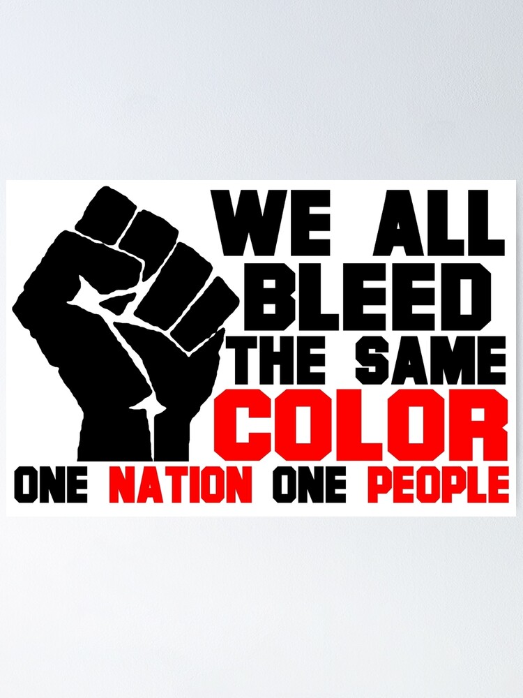 ONE NATION ONE PEOPLE- USA" Poster by truthtopower | Redbubble