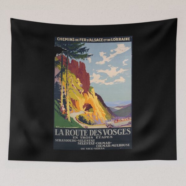 Item preview, retro Route des Vosges designed and sold by CorasPosters.