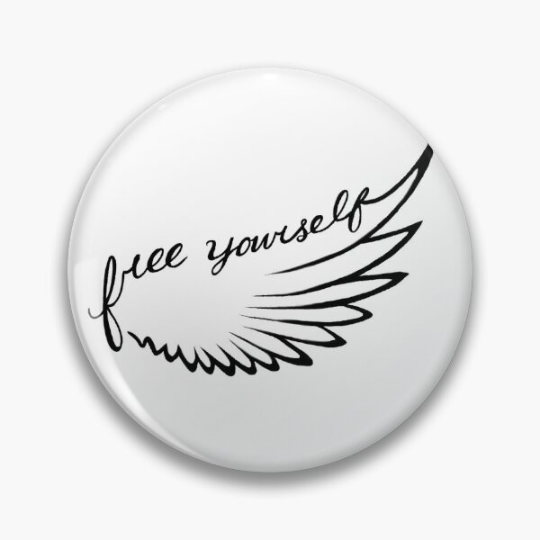 Item preview, Free yourself/ simple angel wings designed and sold by attracdionz.