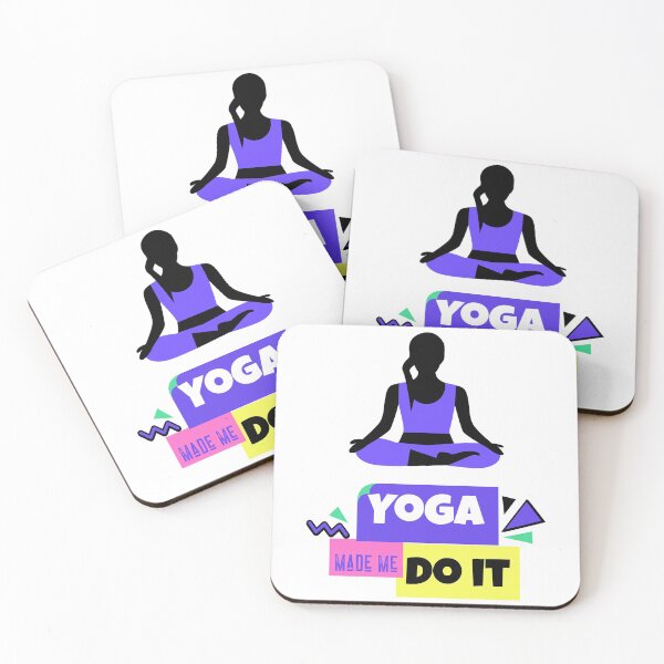 Item preview, Yoga Made Me Do It Meditation Motivation  designed and sold by ChaseCoClothing.