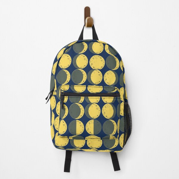 Item preview, Moon Phases repeat blue pattern designed and sold by Rokay Arts.
