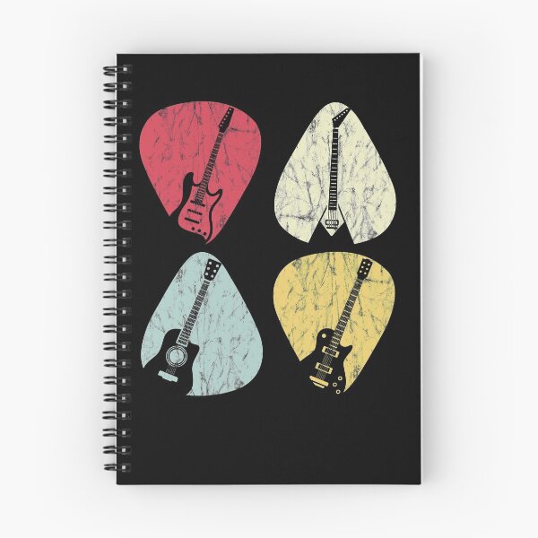 Item preview, Guitar Pick X4 For E-Guitar Guitarist Vintage designed and sold by EllenTune.