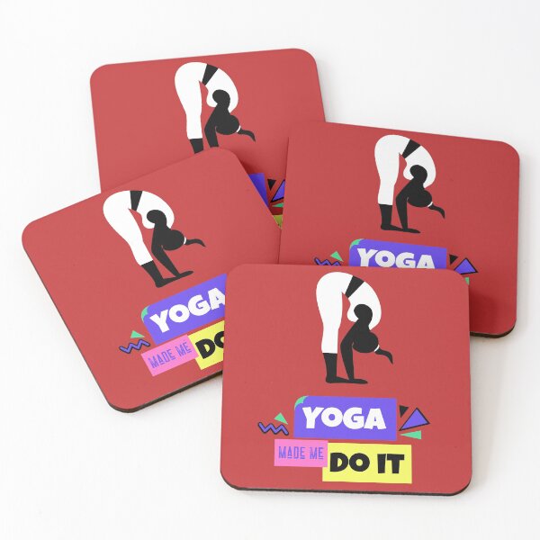 Item preview, Yoga Made Me Do It Yoga Motivation Colorful designed and sold by ChaseCoClothing.